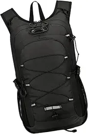 Pegciuho Hydration Pack Hydration Backpack Breathable Knapsack for Adults Sports Hiking Rucksack Running Backpack for Mountaineering, Black