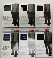 Dr. Comfort Everyday Style Colorblock 15-20 mmHg Unisex Socks SMALL (6 PAIRS)