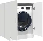 Washing Machine Cabinet White 71x71.5x91.5 cm,Washer & Dryer Accessories 31.5KG-808395