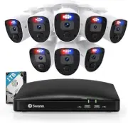 Swann Enforcer™ 8 Channel 8 Camera DVR Security Camera System with 1TB HDD, 1...