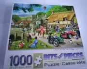 Bits & Pieces K Walsh BUSY DAY ENGLAND VILLAGE Jigsaw Puzzle 1000 pc ❤️sj7m5s