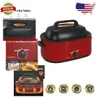 Versatile 26 Qt Electric Roaster Oven with Self-Basting Lid & Cool-Touch Handles