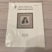 VTG English Springer Spaniel Counted Cross Stitch Chart - Pegasus Originals Inc