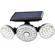 Outdoor Solar Motion Sensor Light Security Flood Lamp 70 LEDs for Front Door Garden Garage Patio