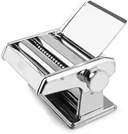 Pasta Maker, Stainless Steel 2 Blades Pasta Roller Maker Machine, Noodle Making Machine for Kitchen DIY Cooking
