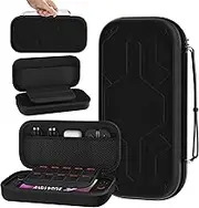 GLDRAM Travel Carrying Case for Nintendo Switch 2 (2025), Large Portable Hard Shell Protective Carry Handbag with 10 Game Card Slots & Pocket, Storage Pouch for Switch 2 Console & Accessories, Black