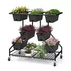 3-Tier Vertical Raised Garden Bed 7 Planter Boxes Elevated Vegetable Flower Pots