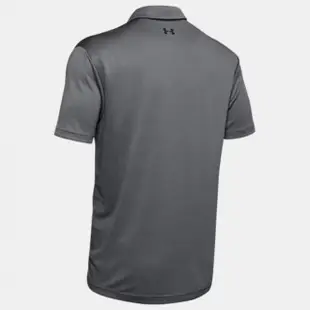 【UNDER ARMOUR】上衣 男款 短袖上衣 運動 POLO衫 Tech 深灰 1290140-040