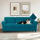 CHUN YI 7 Piece Stretch Sofa Cover, 3 Seater Couch Slipcover with Three Separate
