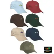 DRAKE WATERFOWL DUCK HEAD DH LOGO COTTON TWILL BALL CAP HAT ADJUSTABLE OSFM