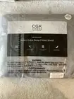 CGK Linens Queen Extra Deep Fitted Sheet Heathered Grey 109A
