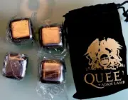 Queen w/ Adam Lambert Stainless Steel Whiskey Cubes Stones Drink Chillers Sealed