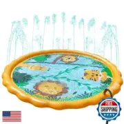 Swimline 68 Inch Sprinkler Mat and Splash Play Mini Pool Outdoor Water Toy Sa