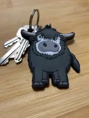 3 Pack_Highland Cow Key Ring (Save $5.00) - Hamish 'The Hairy Highland Cow'.