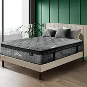 Bedra Bedding King Size Mattress Euro Top King Bed Mattress with Pocket Spring 34cm Thickness Medium Firm