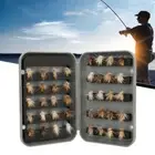 (40pcs Fly Fishing Lure Artificial Bait Fly Lures Insect Lures With Hook EO