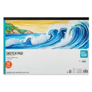 Medium Weight Sketch Pad, White, 18" x 12", 50 Acid-Free Sheets