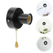 Bedside Light Switch Fixture Parts Pull Cord Chain Lamp Socket Replacement with