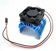 Gyorwst meta Heat Sink with 5V Cooling Fan for 1/10 RC Car 540 550 3650 Size Motor