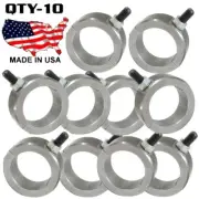 10 Clamp On 2 Bolt Steel Clamp 1.50” Roll Bar with Reverse Mounting Bolt 3/8”-16