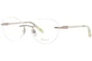 Chopard Designer Eyeglasses VCHC 71 S Gold Ivory White 0a39 55 mm