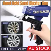 Handheld Air Sand Blaster Gun Gravity Feed Sandblasting Gun Rust Remover Machine