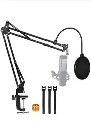 Desktop Stand Compatible with HyperX Quadcast s mic boom Arm.