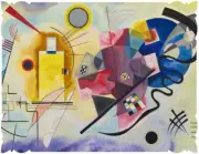 Wooden Jigsaw Puzzles For Adults - Yellow-Red-Blue, 1925 by Kandinsky 266 Pieces