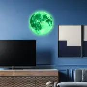 Luminous Wall Clock Non Ticking Circular for Cafe Shop Office Decoration