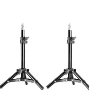 Neewer Mini Aluminum Light Stand with 32"/80cm For Hold Lights, Softbox Pack 2