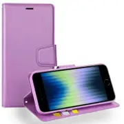 For Apple iPhone 7Plus/8Plus Case, Hanman Wallet Leather Flip Magnetic Stand Case Cover (Purple)