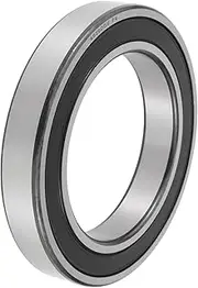 X AUTOHAUX 6020DDU Deep Groove Ball Bearings 100x150x24mm P4 Double Rubber Seal Lubricated Bearings 1 Pc Car Scooter Skateboard Wheel Universal Silver Tone,Black