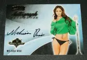 2014 Benchwarmer MELISSA RISO Hockey #10 Black Ink Autograph PLAYBOY Doritos Hot