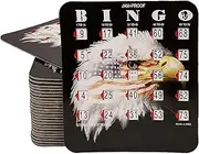 MR CHIPS Bingo Cards with Sliding Windows - 200 Cards - Stars & Stripes Design