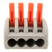 20 PCS 4 Port PCT Series Architectural Wiring Connector LED Lamp Conductor Distributor Junction Box Wire Joint