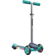 Razor Kids Trike Scooter Adjustable LED Lights Beginner Teal Blue Rollie DLX
