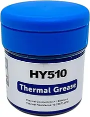 Thermal Grease Paste - Silicon Compound Gel, CPU Spreader | Compact Tube with High Thermal Conductivity and Easy Application, Cooling Agent for GPU Chips Processors Heatsinks Desktops Gamings Systems