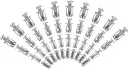 BESTOYARD 40pcs Metal Expansion Anchors Set /m5/ /m8 Concrete Wall Screws Nuts Secure Metal Screw Anchors for Home Office Use
