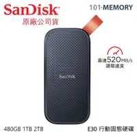 在飛比找蝦皮購物優惠-SanDisk E30 Portable SSD Type 