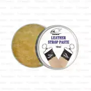 LEATHER STROP STRAP BELT PASTE BALM STRAIGHT CUT THROAT WET SHAVING RAZOR 10ml