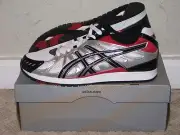 ASICS GEL Shinzo White / Black / Red Men's Size 10.5 NEW! H022N-0190