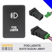 FOG LIGHTS Blue LED Short Small Push Switch Suit Suzuki Jimny JB74 JB64W 12v