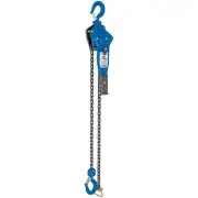 Draper Chain Lever Hoist Block Tackle 0.75 Tonne Load Braking Double Pawls 82475