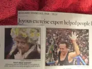OBITUARY 1948 - 2024 RICHARD SIMMONS FITNESS GURU AIDS WALK EXERCISE EXPERT