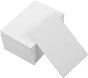 SAFIGLE Game Card Protectors 30 Pack White Cardstock Cardstock Paper Trading Card Covers