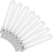 minkissy 8pcs 9w Nail Lamp Nail Art Light Tube for Gel Polish Safe Manicure Machine Mini Size