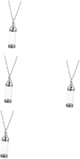 Pet Urn Necklace for Ashes - Stainless Steel Memorial Pendant Locket for Dogs & Cats - Keepsake Jewelry for Pet Ashes Engraved Remembrance Present for