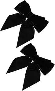 [LIFKOME] Classic Solid Satin Bow Ties Neckties Bowknot Brooch for Women Mens Bow Tie Silk Bowtie