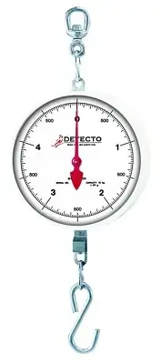 Detecto, MCS-20DH, Double Dial Hanging Scale with Hook, 20 lb x 1 oz