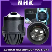 NHK 2.0'' Mini Bi LED Fog Projector Lens 80W 6000K Fog Light Retrofit Universal